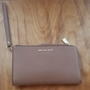 Michael Kors double zip wallet